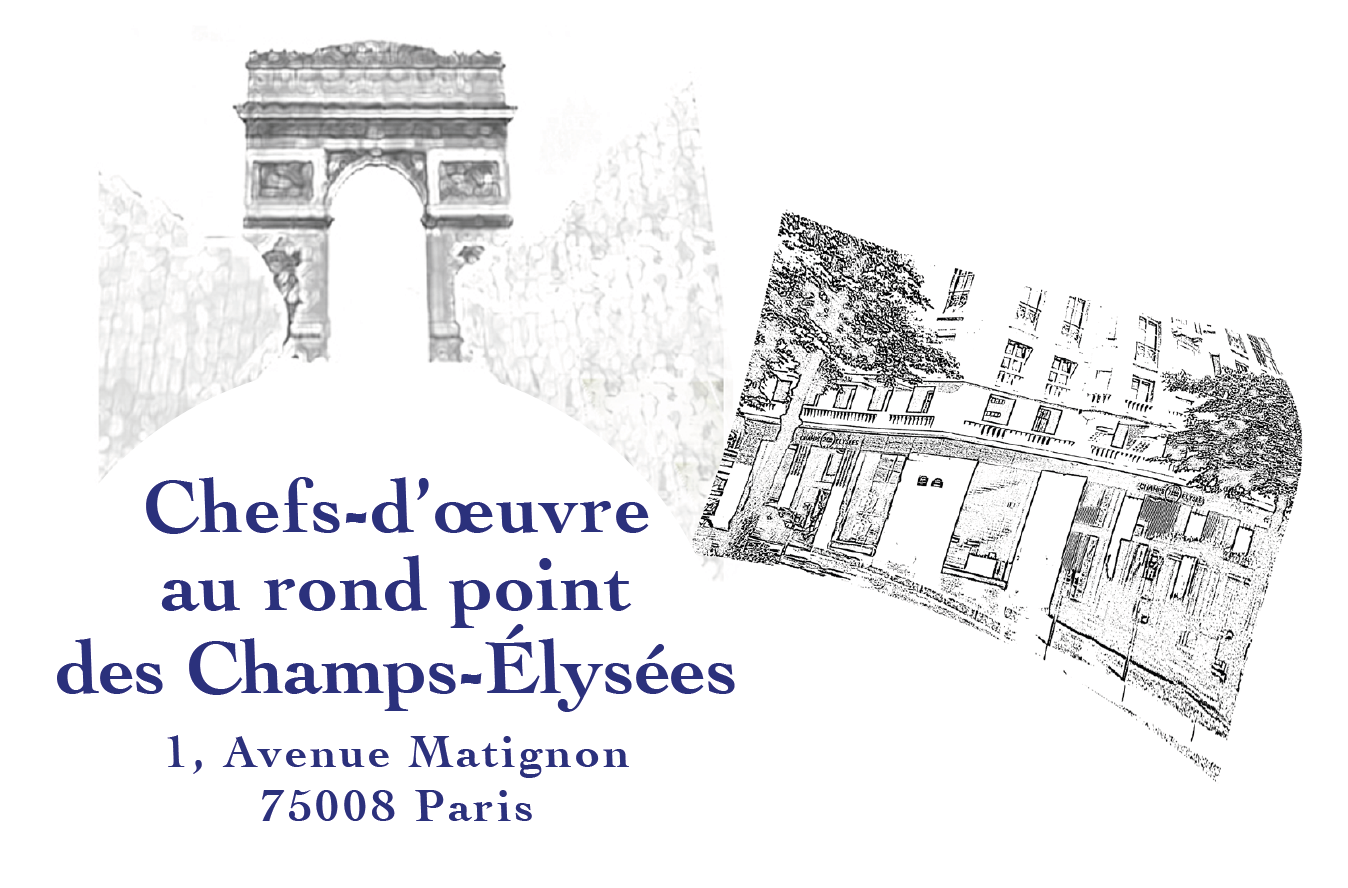 Chefs-d’oeuvre au rond point des Champs-Élysées